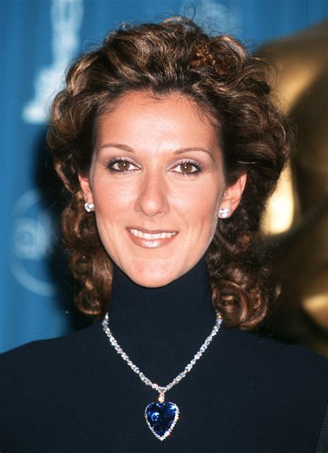 celine dion blue diamond necklace|Celine Dion Wears 'Titanic'.